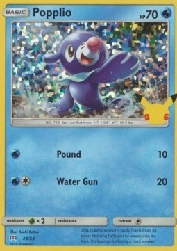 Popplio (MCD25 23)
McDonald's Collection 25th Anniversary