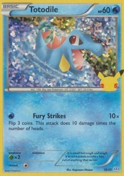 Totodile (MCD25 18)
McDonald's Collection 25th Anniversary