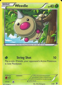 Weedle (KSS 1)
XY Kalos Starter Set
