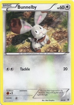 Bunnelby (KSS 30)
XY Kalos Starter Set