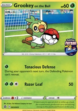 Grookey on the Ball (FUT20 003)
Futsal Promos