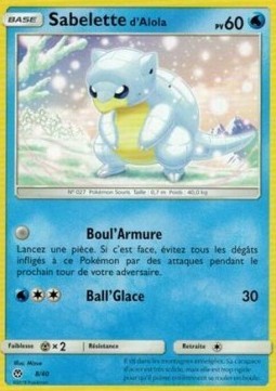 Alolan Sandshrew (MCD18F 8)
McDonald's Collection 2018 FR