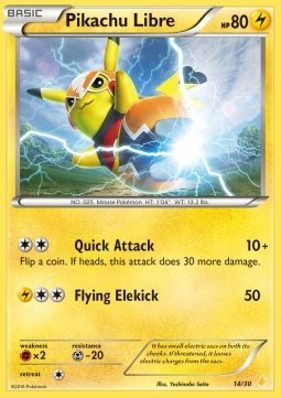 Pikachu Libre (TK9 P-14)
XY Trainer Kit: Pikachu Libre & Suicune