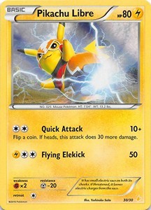 Pikachu Libre (TK9 P-30)
XY Trainer Kit: Pikachu Libre & Suicune