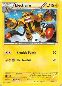 Electivire (TK9 P-4)
XY Trainer Kit: Pikachu Libre & Suicune