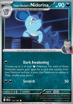 Team Rocket's Nidorina (DRI 115)
Destined Rivals