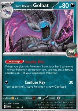 Team Rocket's Golbat (DRI 121)
Destined Rivals