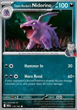 Team Rocket's Nidorino (DRI 118)
Destined Rivals