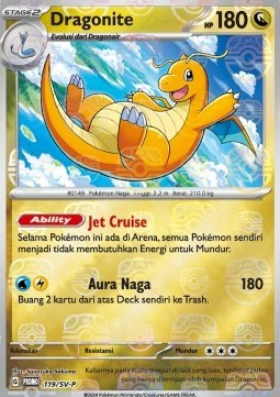 Dragonite (SV-P/ID 119)
Scarlet & Violet Indonesian Promos
