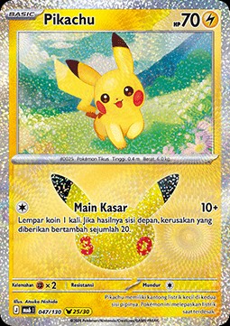 Pikachu (MA6 047)
30th Celebration Indonesian & Thai