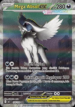 Mega Absol ex (MA1 176)
Mega Evolution ID/TH