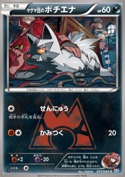Team Magma's Poochyena (CP1 017)
Magma Gang VS Aqua Gang: Double Crisis