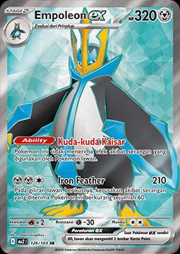 Empoleon ex (MA2 126)
Indigo Flame