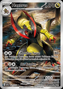 Haxorus (SV11s 301)
Black & White ID/TH