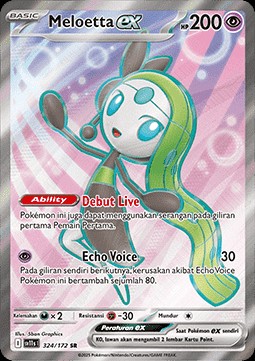 Meloetta ex (SV11s 324)
Black & White ID/TH