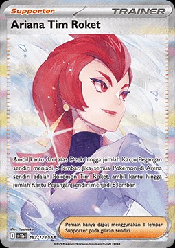 Team Rocket's Ariana (SV10s 183)
Presence of Champions