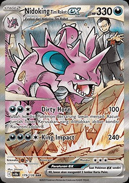 Team Rocket's Nidoking ex (SV10s 179)
Presence of Champions