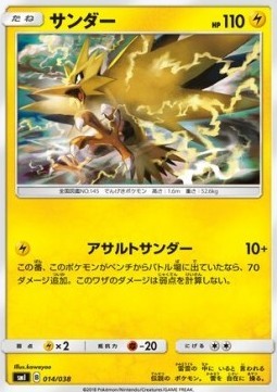 Zapdos (smI 014)
Eevee GX Starter Sets
