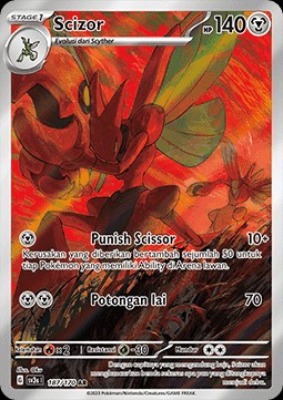 Scizor (SV3s 187)
Black Sparkle